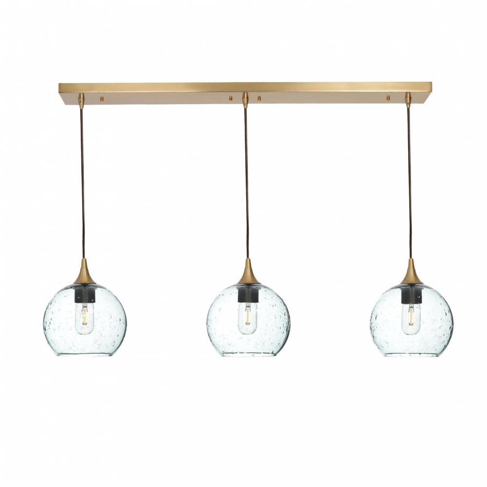 767 Lunar: 3 Pendant Linear Chandelier