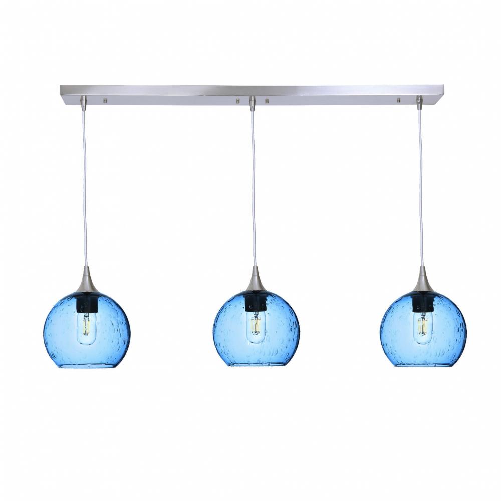 767 Lunar: 3 Pendant Linear Chandelier