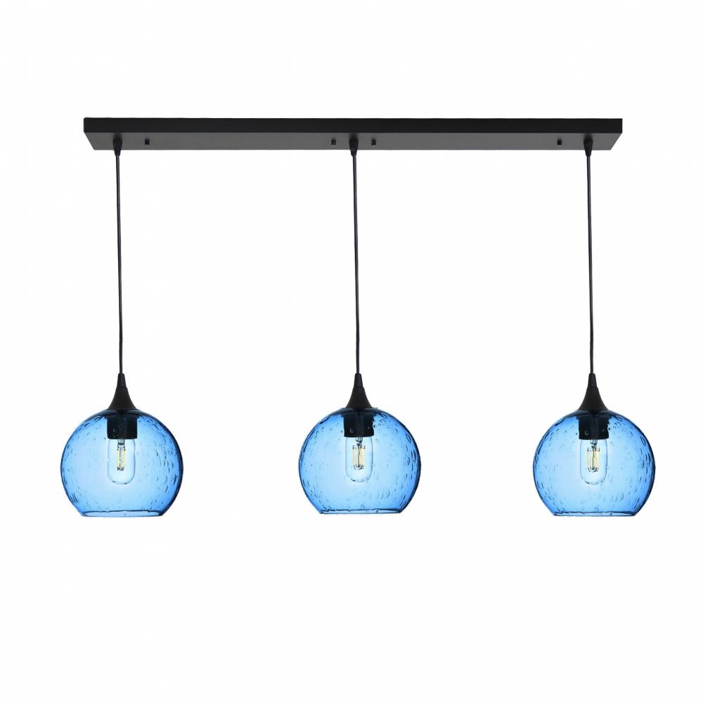 767 Lunar: 3 Pendant Linear Chandelier