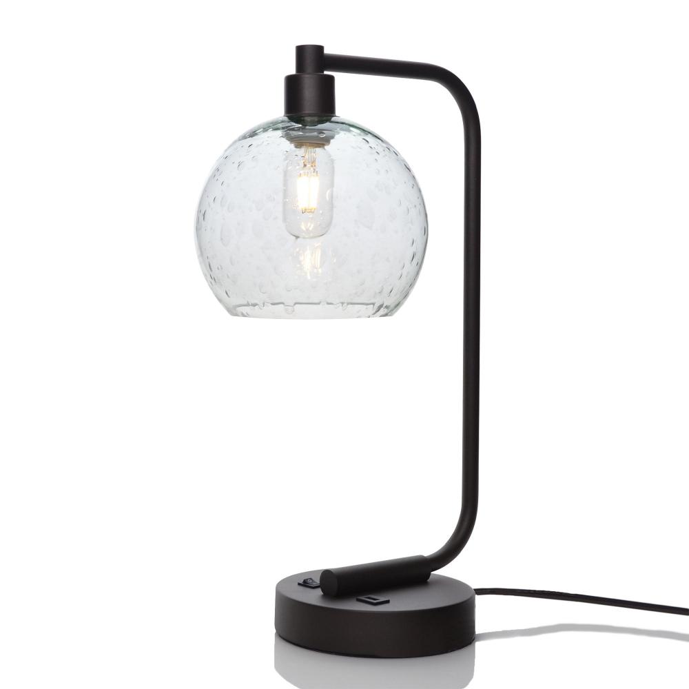 767 Lunar: Table Lamp - Eco Clear / Matte Black