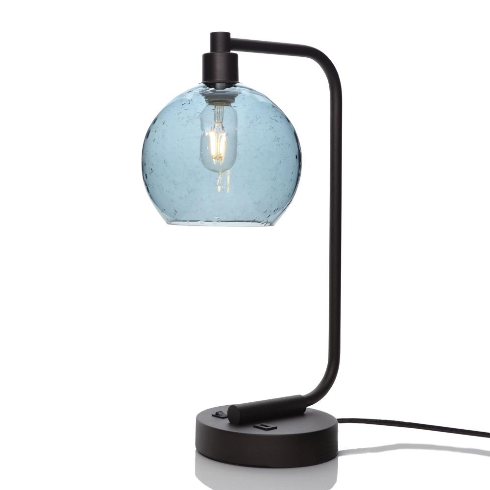 767 Lunar: Table Lamp - Slate Gray / Matte Black