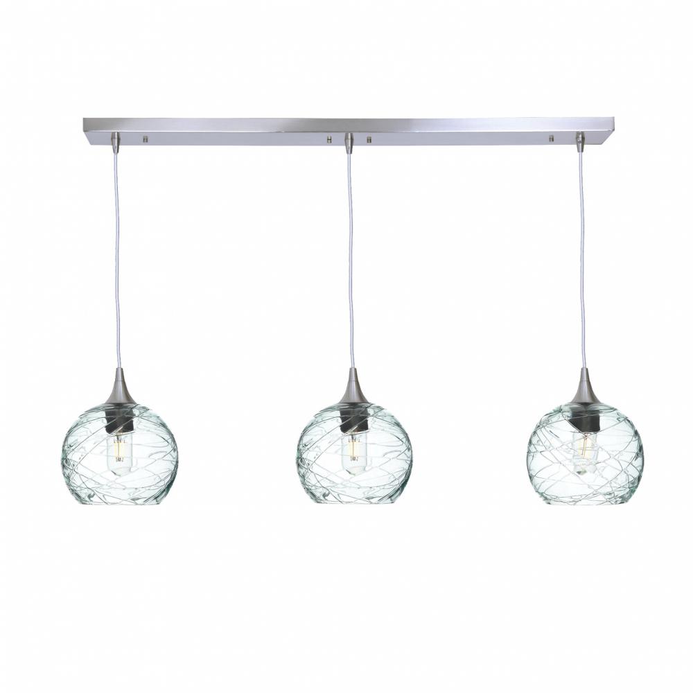767 Spun: 3 Pendant Linear Chandelier