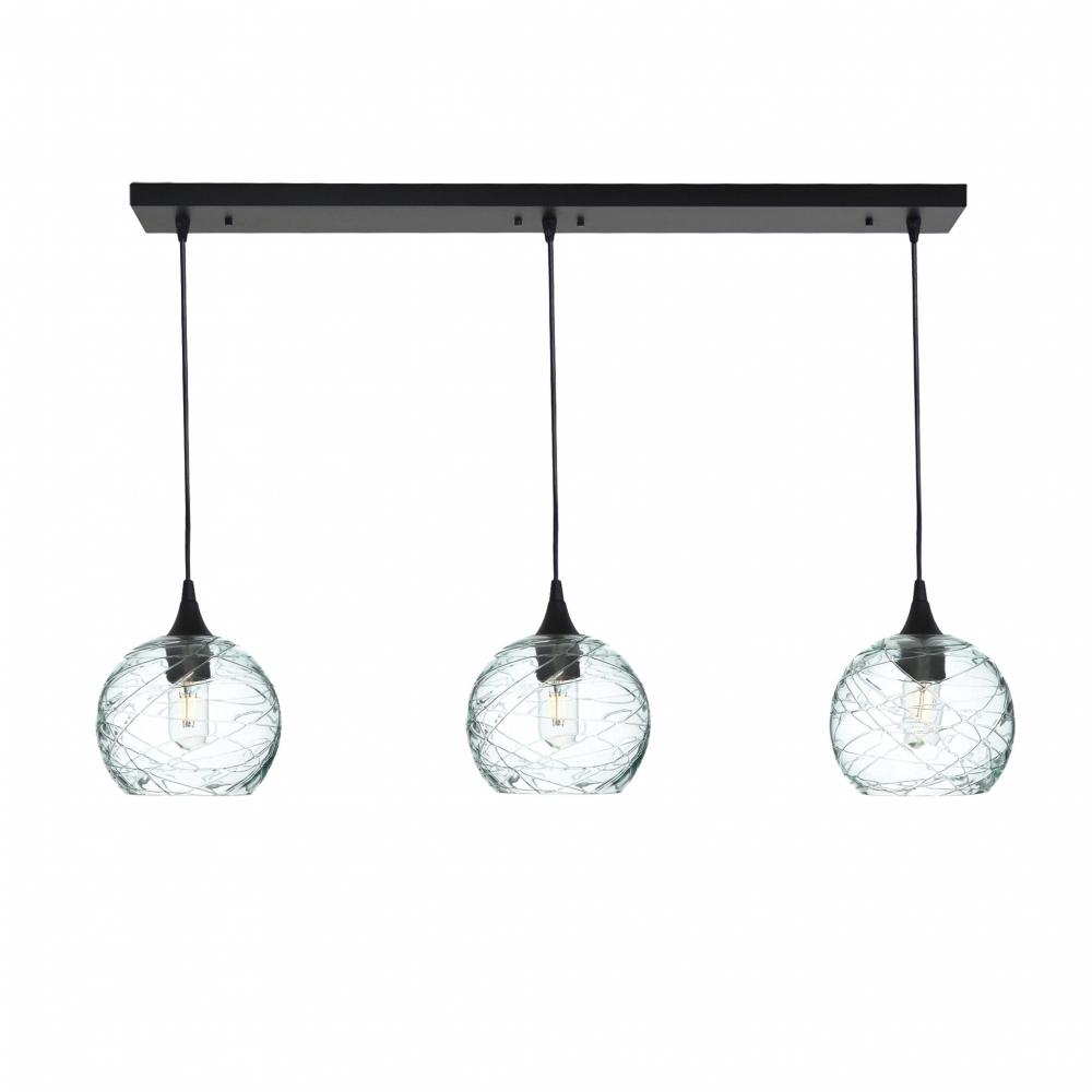 767 Spun: 3 Pendant Linear Chandelier