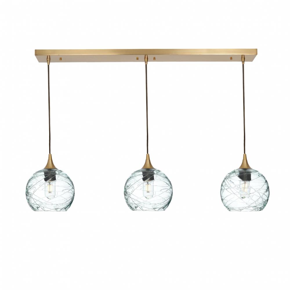 767 Spun: 3 Pendant Linear Chandelier
