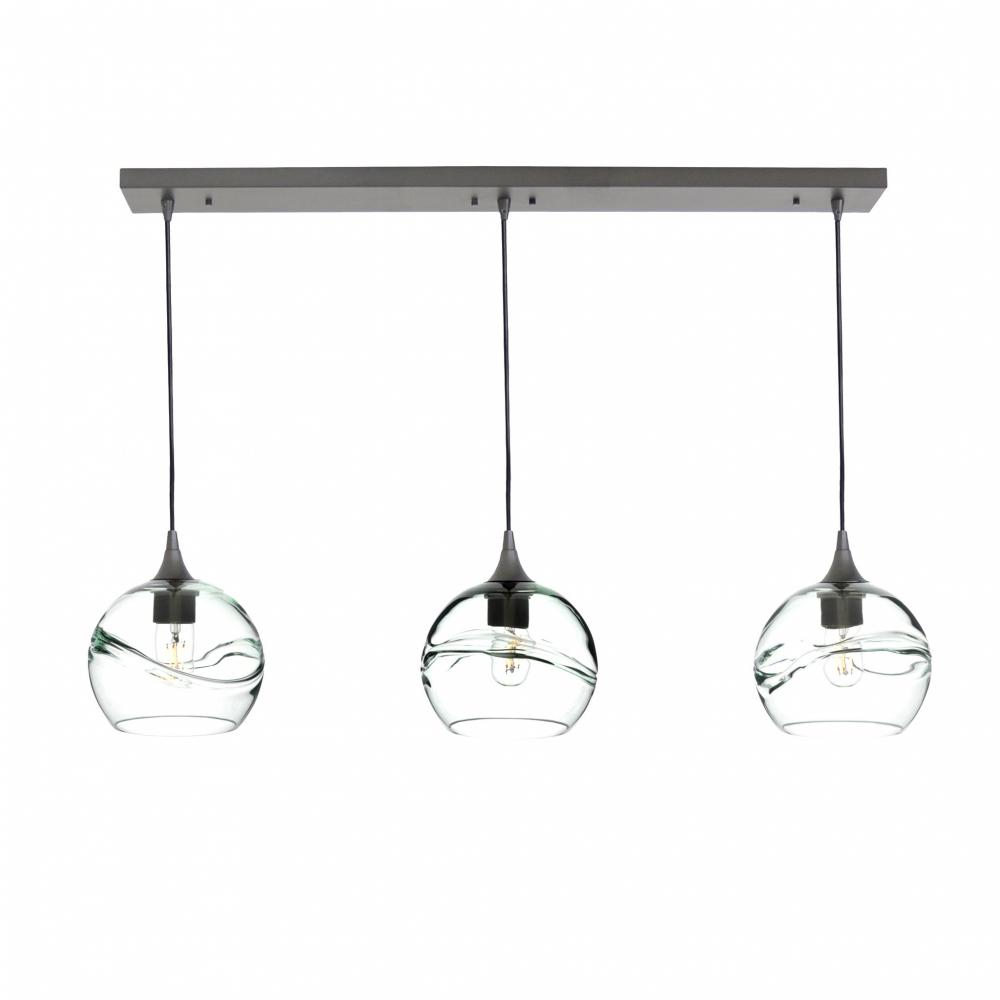 767 Swell: 3 Pendant Linear Chandelier