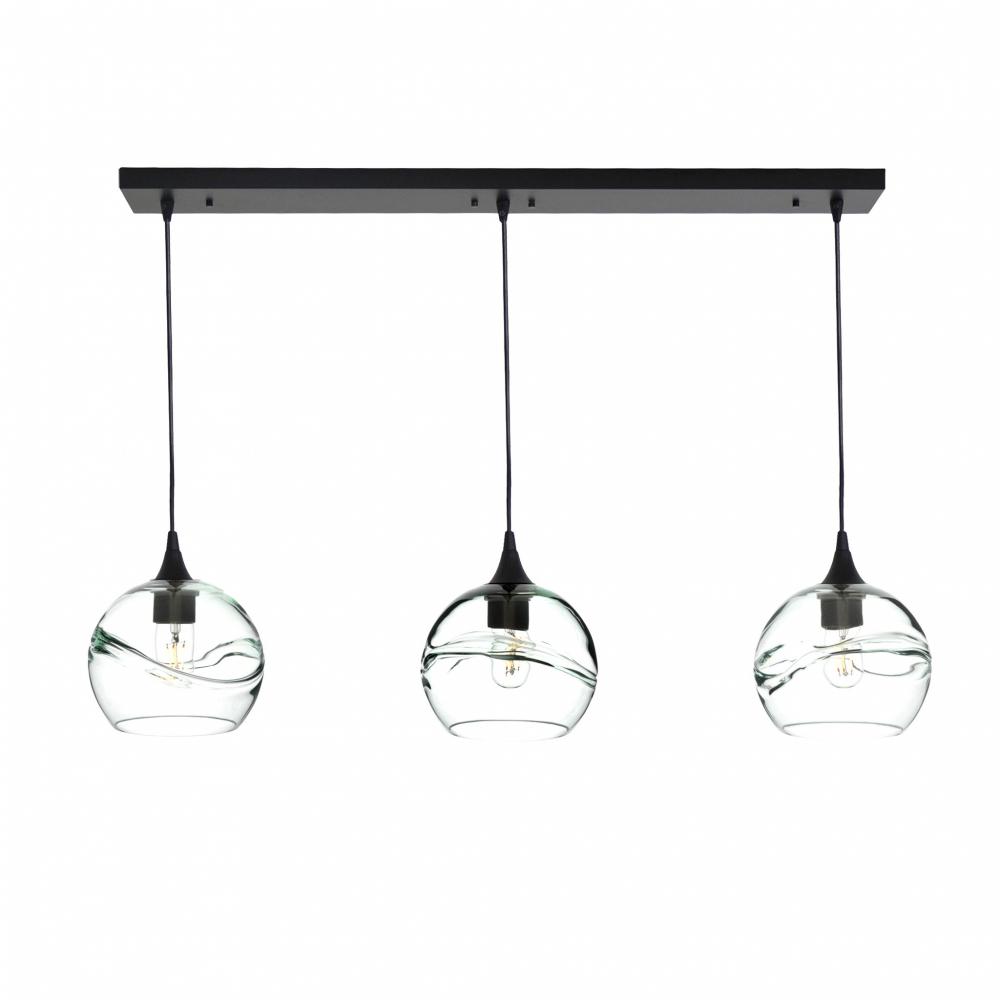 767 Swell: 3 Pendant Linear Chandelier