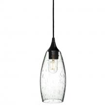 Bicycle Glass X1-147LUNCLR-PEN01-BLK-X4-04W - 147 Lunar: Single Pendant Light