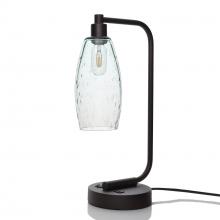 Bicycle Glass X1-147LUNCLR-LMP01-BLK-XX-04W - 147 Lunar: Table Lamp - Eco Clear / Matte Black