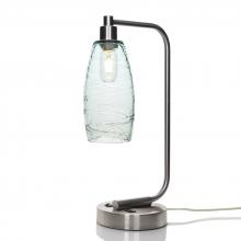 Bicycle Glass X1-147SPNCLR-LMP01-BNI-XX-04W - 147 Spun: Table Lamp - Eco Clear / Brushed Nickel