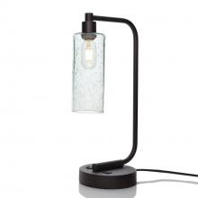 Bicycle Glass X1-513LUNCLR-LMP01-BLK-XX-04W - 513 Lunar: Table Lamp - Eco Clear / Matte Black