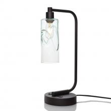 Bicycle Glass X1-513SWLCLR-LMP01-BLK-XX-04W - 513 Swell: Table Lamp - Eco Clear / Matte Black