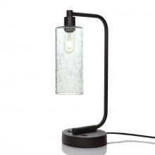 Bicycle Glass X1-515LUNCLR-LMP01-BLK-XX-04W - 515 Lunar: Table Lamp - Eco Clear / Matte Black
