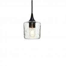 Bicycle Glass X1-601LUNCLR-PEN01-BLK-X4-04W - 601 Lunar: Single Pendant Light