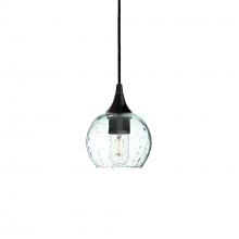 Bicycle Glass X1-763LUNCLR-PEN01-BLK-X4-04W - 763 Lunar: Single Pendant Light