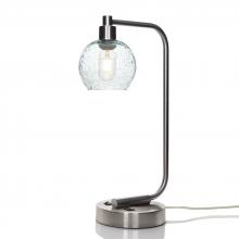 Bicycle Glass X1-763LUNCLR-LMP01-BNI-XX-04W - 763 Lunar: Table Lamp - Eco Clear / Brushed Nickel