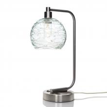 Bicycle Glass X1-767SPNCLR-LMP01-BNI-XX-04W - 767 Spun: Table Lamp - Eco Clear / Brushed Nickel