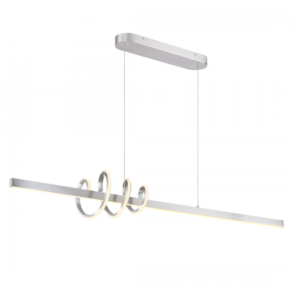 Chandelier Brushed Nickel 2100 lm LED