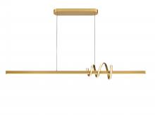 SDQ Lighting PD30748BG - Chandelier Brushed Gold 2100 lm LED