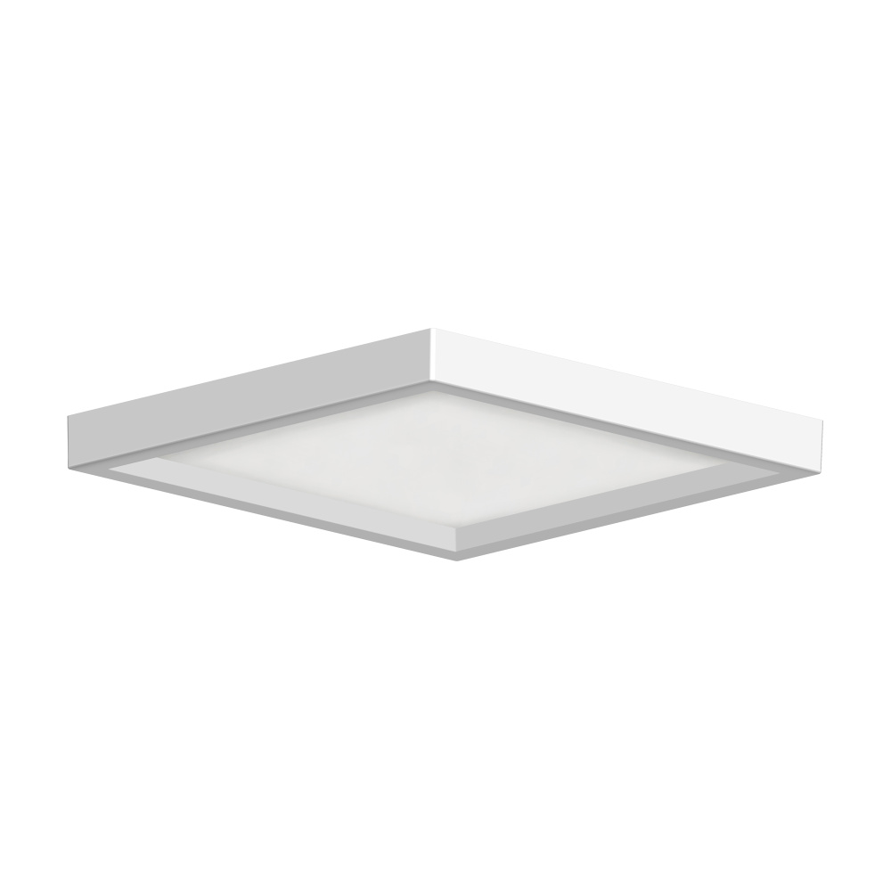 Helmsley 6" Low Profile Square Ceiling Light, Wet Listed