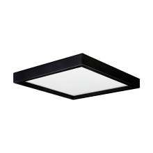 RP Lighting Plus Fans 8548BK-90-4K - Helmsley 6" Low Profile Square Ceiling Light, Wet Listed