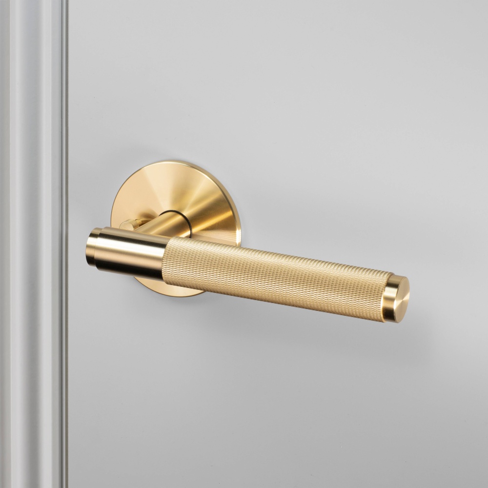 DOOR HANDLE / PRIVACY / CROSS / BRASS