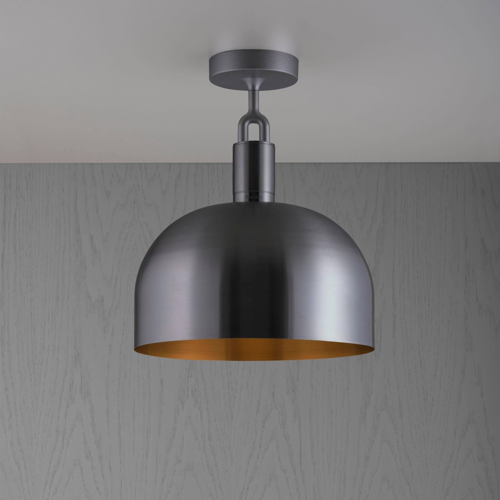 FORKED CEILING / LINEAR / SHADE / LARGE / GUN METAL