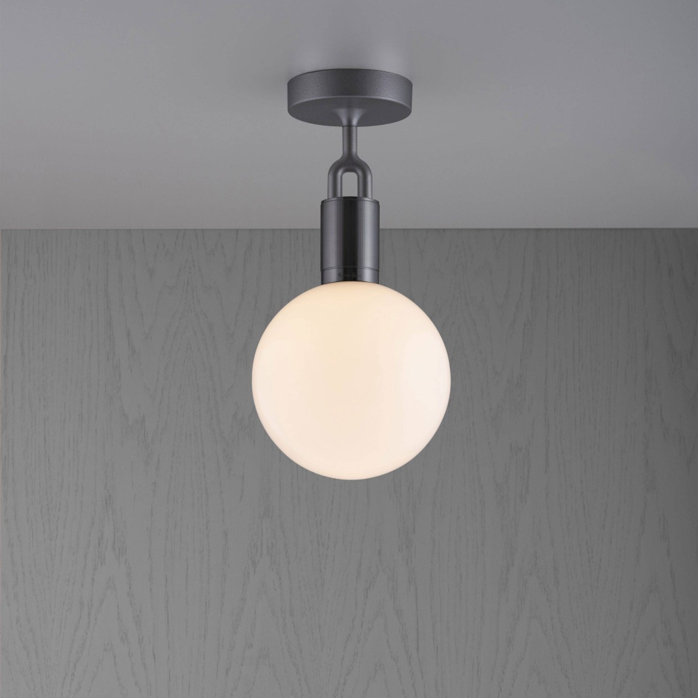 FORKED CEILING / LINEAR / GLOBE / OPAL / MEDIUM / GUN METAL