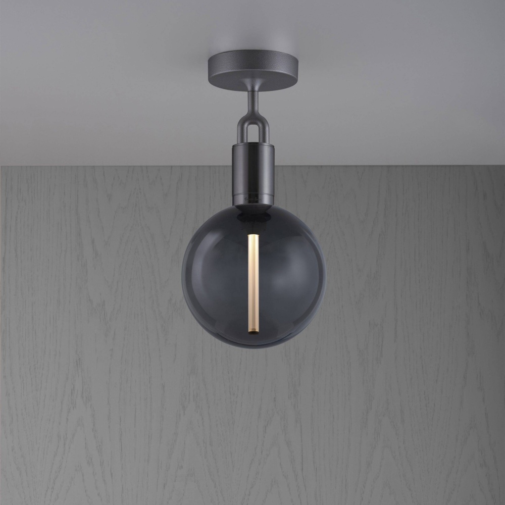 FORKED CEILING / LINEAR / GLOBE / SMOKED / MEDIUM / GUN METAL