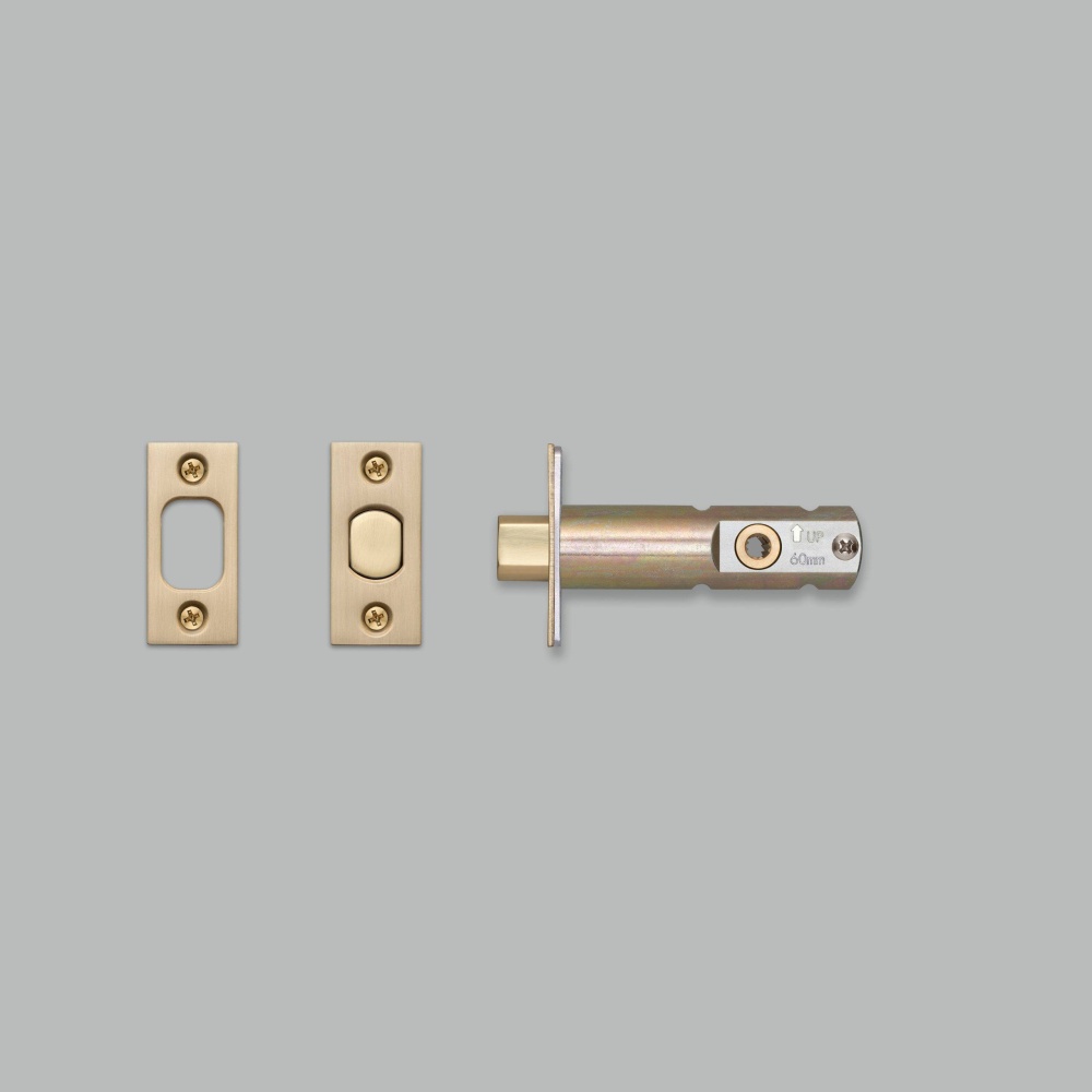 PRIVACY BOLT / THUMBTURN LOCK / BRASS  - 2-3/4"