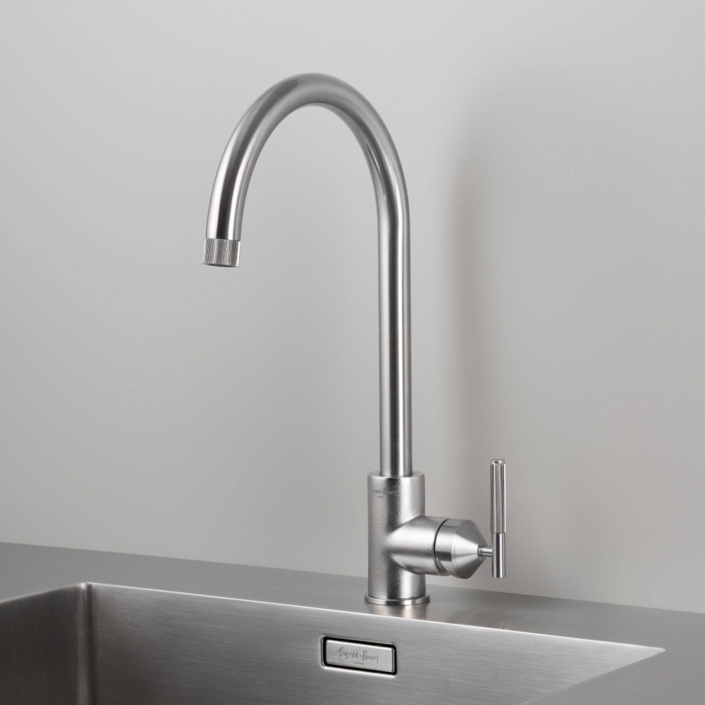 KITCHEN FAUCET / MIXER / LINEAR / STEEL