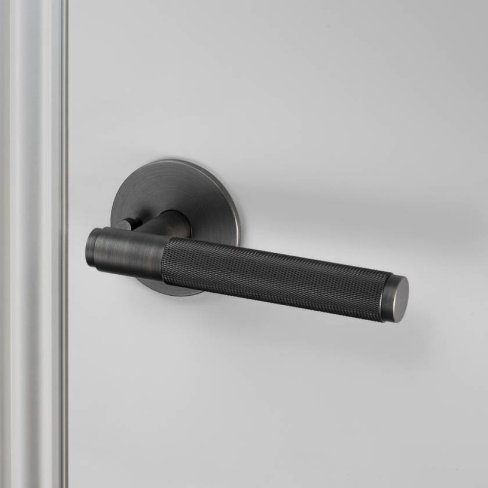 DOOR HANDLE / PRIVACY / CROSS / SMOKED BRONZE
