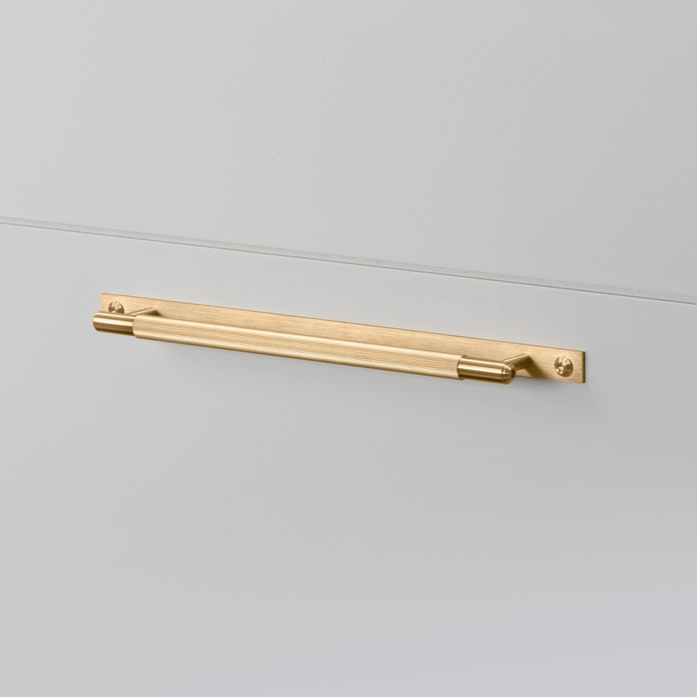 PULL BAR / PLATE / LINEAR / BRASS / MEDIUM