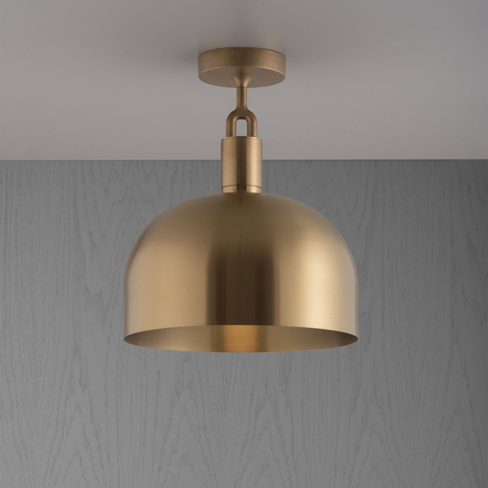 FORKED CEILING / LINEAR / SHADE / LARGE / BRASS