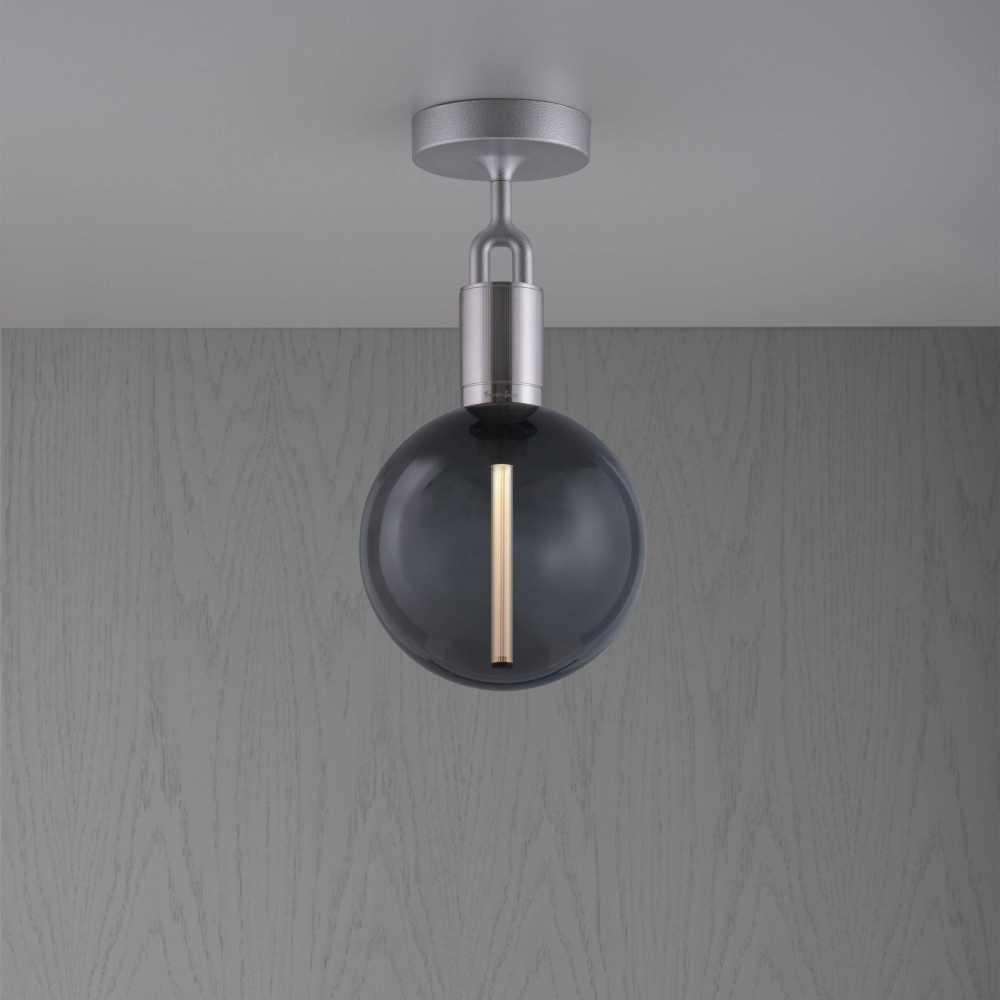 FORKED CEILING / LINEAR / GLOBE / SMOKED / MEDIUM / STEEL