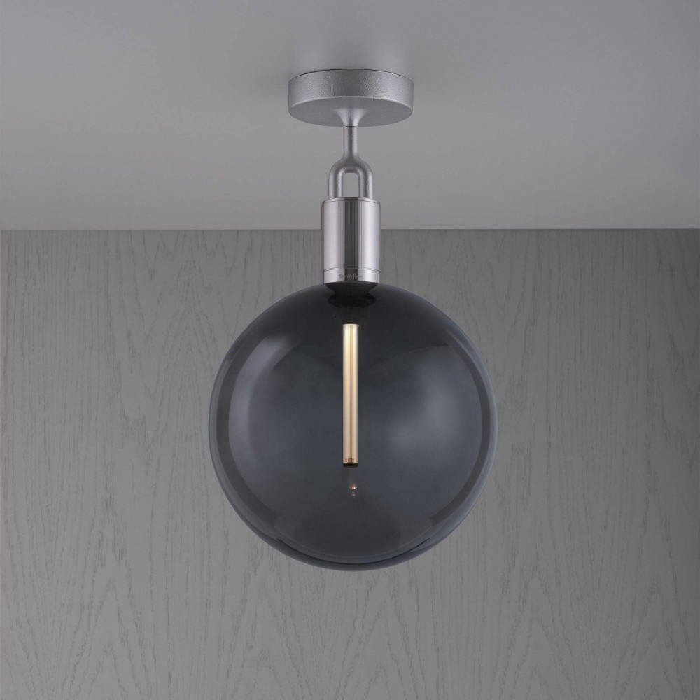 FORKED CEILING / LINEAR / GLOBE / SMOKED / LARGE / STEEL