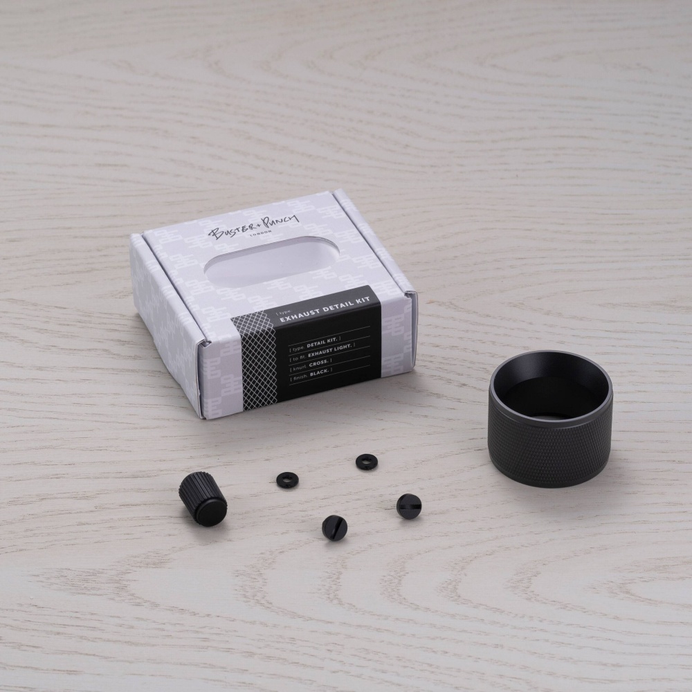 DETAIL KIT / EXHAUST / CROSS / BLACK