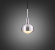 Buster and Punch NFP-833173 - FORKED PENDANT / LINEAR / SHADE / GLOBE / OPAL / MEDIUM / STEEL