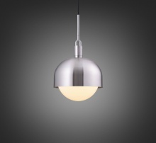 Buster and Punch NFP-833175 - FORKED PENDANT / LINEAR / SHADE / GLOBE / OPAL / LARGE / STEEL