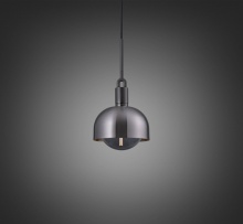 Buster and Punch NFP-863184 - FORKED PENDANT / LINEAR / SHADE / GLOBE / SMOKED / MEDIUM / GUN METAL