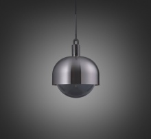 Buster and Punch NFP-863186 - FORKED PENDANT / LINEAR / SHADE / GLOBE / SMOKED / LARGE / GUN METAL