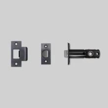 Buster and Punch NLL-352221 - TUBULAR LATCH / DOOR HANDLE / PASSAGE / GUN METAL - 2-3/4"