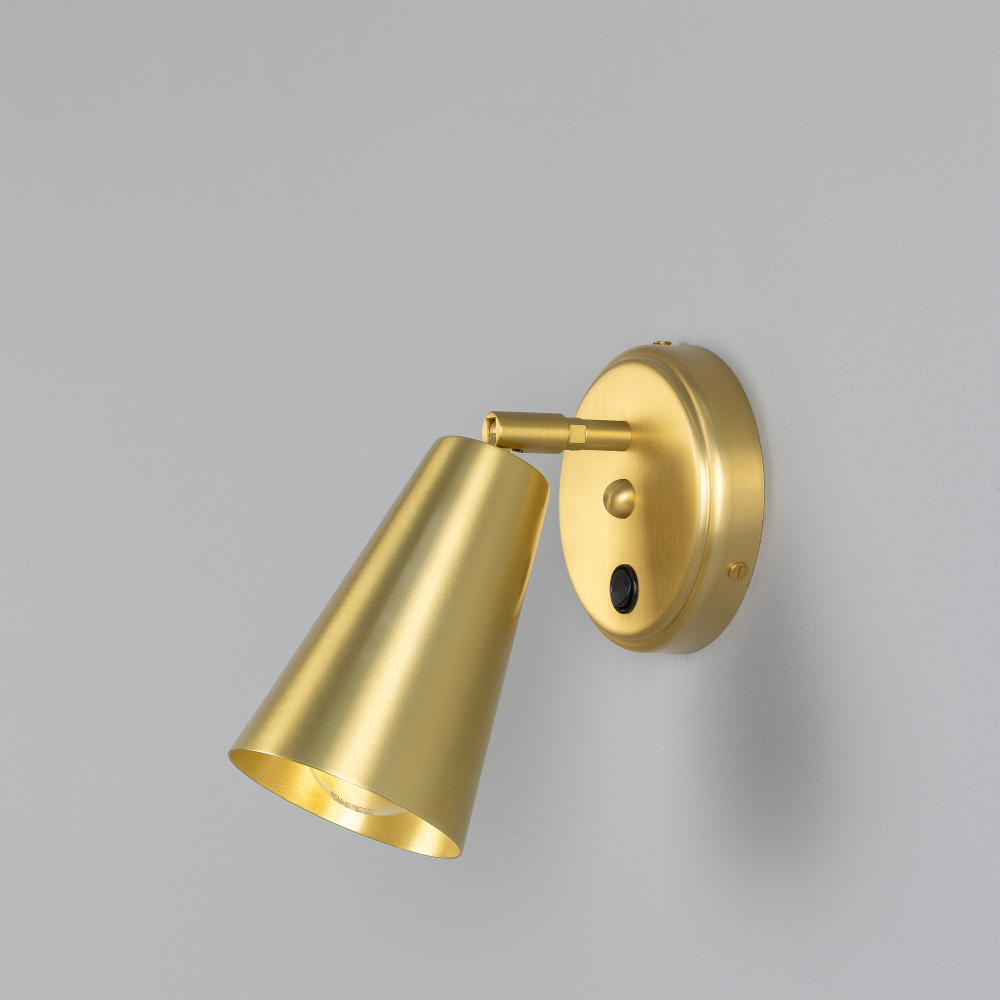Cashel Wall Light | Satin Brass