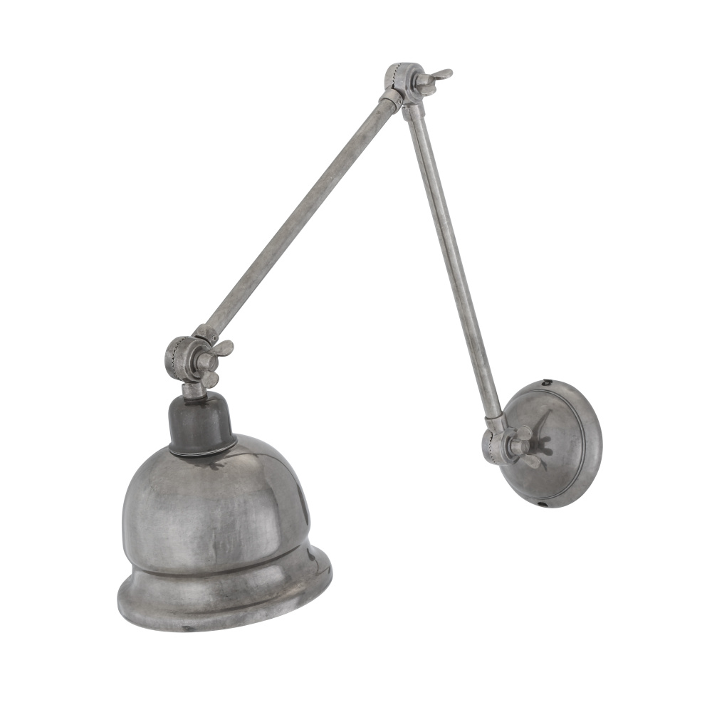 Dale Poster Light | Antique Silver