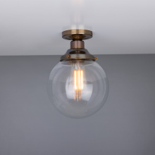 Mullan Lighting MLCF33ANTBRS - Riad 7.75íí Globe Ceiling Light | Antique Brass