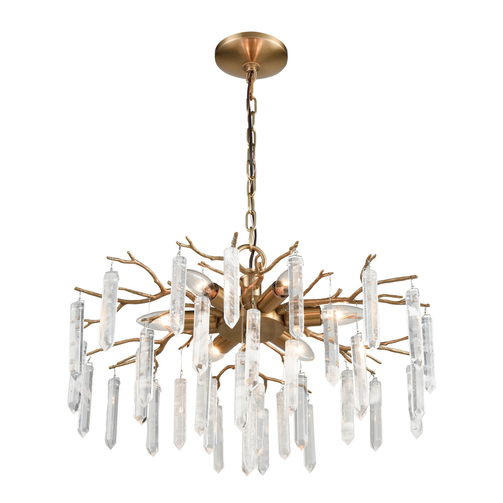 Kvist 22'' Wide 6-Light Chandelier - Cafe Bronze