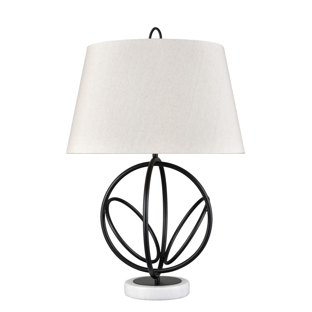 Morely 26'' High 1-Light Table Lamp - Matte Black