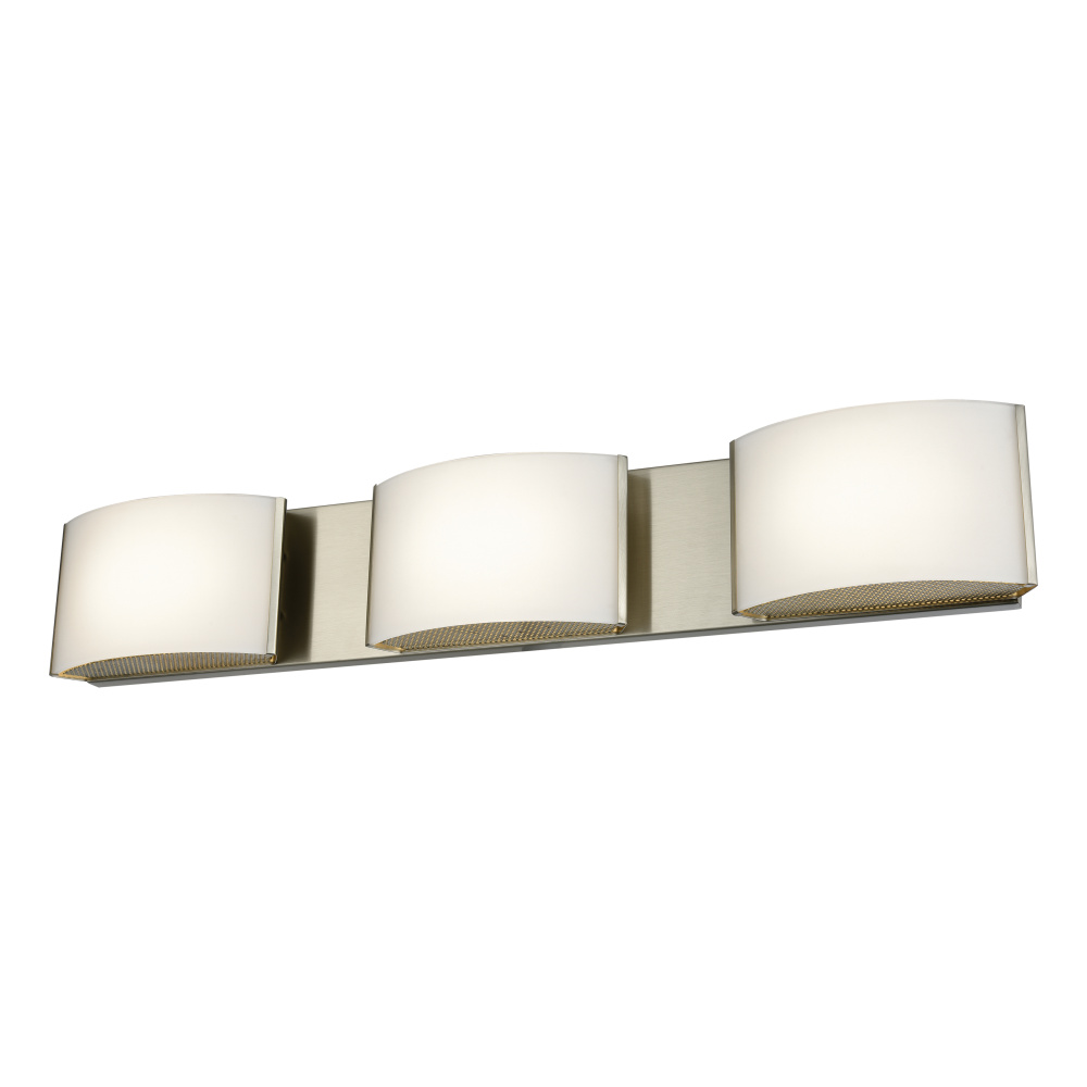 Pandora 25.25'' Wide 3-Light Vanity Light - Satin Nickel