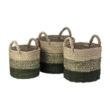 Atlas Lighting AC11466-01S - Maton Seagrass Basket - Set of 3