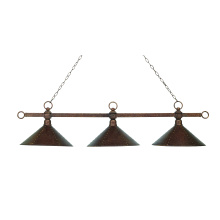 Atlas Lighting CL11011-BN - Designer Classics 58'' Wide 3-Light Linear Chandelier - Antique Copper