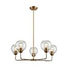 Atlas Lighting CL11057-BS - Astoria 28'' Wide 5-Light Chandelier - Gold